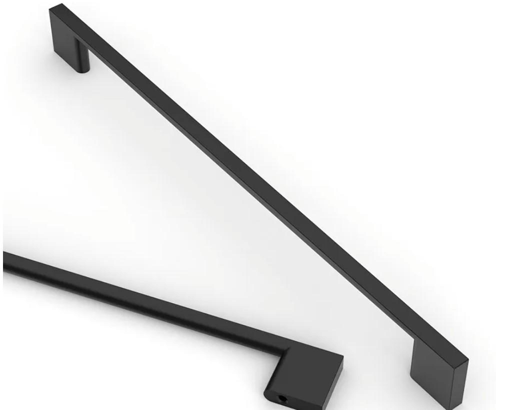 Asidrama 10 Pack 10 Inch(256mm) Matte Black Kitchen Cabinet Handles, Cabinet Pulls Kitchen Cabinet Hardware for Cupboard Drawer Pulls