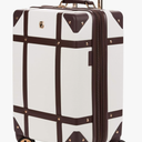 SwissGear 7739 Hardside Luggage Trunk with Spinner Wheels, White, Carry-On 19-Inch