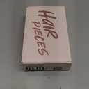 Hairro Human Hair Toppers For Women No Bang Middle Part Side Bangs Hair Clip Wispy Thin Short Wiglet Hairpieces 11 Inches 14g #02 Dark Brown