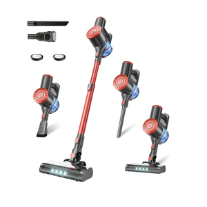 Cordless Vacuum Cleaner with Self-Standing, Powerful Stick Vacuum Cleaners for Home, 8-in-1 Lightweight Rechargeable Vacuum, 7-Layer Filtration,Ideal for Carpet, Pet Hair, Hardwood Floors