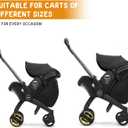 Stroller Organizer Bag Compatible Donna Stroller with Large Storage - Holds 10 lbs - Baby Essentials Stroller Caddy for Bottles, Diapers, Toys, Wipes - Easy Snap-On, Quick Access