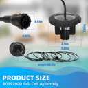 R0693900 Salt Cell Assembly Replacement for Jandy Pro Series TRUCLEAR11K & TRUCLEAR11KUTitanium Alloy Blades with Precious Metal Coating,Leak-Free Seal,High Performance for Pools Up to 35,000 Gallons