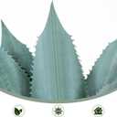 Artificial Agave Plant,23in Faux Plants Outdoor Decor,UV Resistant Large Potted Greenery,Realistic Plastic Succulents Perfect for Front Porch, Patio, Indoor Outdoor Home, Office Decor