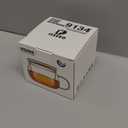 Lezero 13oz Tea Infuser Cups Kits, Glass Mugs with Filter Basket and Lid for Loose leaf-Tea Brewing, Heat Resistant, Lead-free, Microwave & Dishwasher Safe