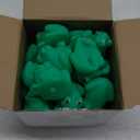 Zubebe Rubber Frogs Squeak and Floating Rubber Bath Toy Baby Shower Swimming Bathtub Toy for Shower Frogs Bathtub Birthday Party Decoration Boys Girls Bath Supplies(24 Pcs, Frog)