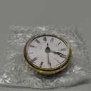 HICARER 2.8 Inch (70 mm) Roman Numeral Quartz Watch Insert with Gold Trim