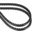 Uxcell 2 Pcs BX53 EPDM V-Belt, Raw Edge Cogged Industrial Rubber V Belt 0.67" Width x 53" Inside Circumference