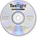 TaxRight 2024 Software (Formerly Known as TFP) for Tax Form Filling, Printing, and Filing, CD-ROM Designed for Windows Computers and Small Business Use, Compatible with 2024 Tax Forms