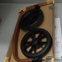 Bombi Bbee V2 Lightweight Baby Stroller - Premium Vegan Leather, One-Hand Fold, Infinite Recline, Aircraft-Grade Aluminum Frame, XXL Canopy, and Ample Storage Umbrella Stroller - Hickory