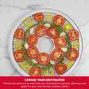 Nesco WT-2SG Round Speckled Plastic 13 1/2" Add-A-Trays for Nesco 20 Series and 30 Series Food Dehydrators