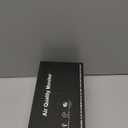 12 in 1 Air Quality Monitor Indoor, Portable CO2 Detector for CO2, Temperature (F), Humidity, VOC, PM2.5, PM1.0, PM10 & Time Display, Dual Chip & High Accuracy Air Quality Tester for Home