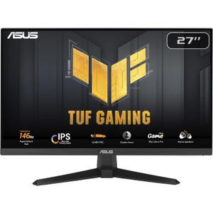 ASUS TUF Gaming 27” 1080P Monitor (VG279QE5A) – Full HD, Overclock to 144Hz, 1ms, IPS, Extreme Low Motion Blur Sync, Stereo Speaker, Variable Overdrive, DisplayWidget Center