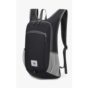 Esup 15L Lightweight Hiking Backpack Foldable Small Travel Backpack Packable Camping Backpack for Women Men (Black)