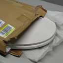 K-4636-RL-0 Elongated Toilet Seat Replacement for KOHLER 4636-RL-0 Elongated Bowl Toilet Seat Slow-Close, Soft Close toilet Seat and Lid, White