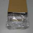 LARGER Compartment - Stackable Water Bottle Organizer Holder - for Stanley & Others' Large Tumbler - Clear Wine Rack, Cup Bottle Holder for Cabinet Home Countertop Fridge Pantry Shelf, 3 Tier Hold 9