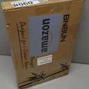 Bamboo Cutting Board for Kitchen 3-Piece Wooden Boards with Juice Grooves, Side Handles, Non-Slip Mats Perfect for Meat, Veggies Fruit,Cutting Board & Knife Sets Ideal Kitchen Gift (Carbonized Brown)