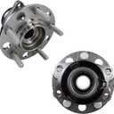 Autoround 512333 4WD/AWD Rear Wheel Bearing and Hub Assembly Compatible with Jeep Compass Patriot 2007-2017, Dodge Caliber 2007-2008 5 Lug w/ABS 2PCS