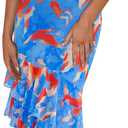 PRETTYGARDEN Maxi Dresses for Women 2025 Summer Tiered Floral Beach Sundress Spaghetti Strap Wedding Guest Long Dress (Medium, Floral Light Blue)