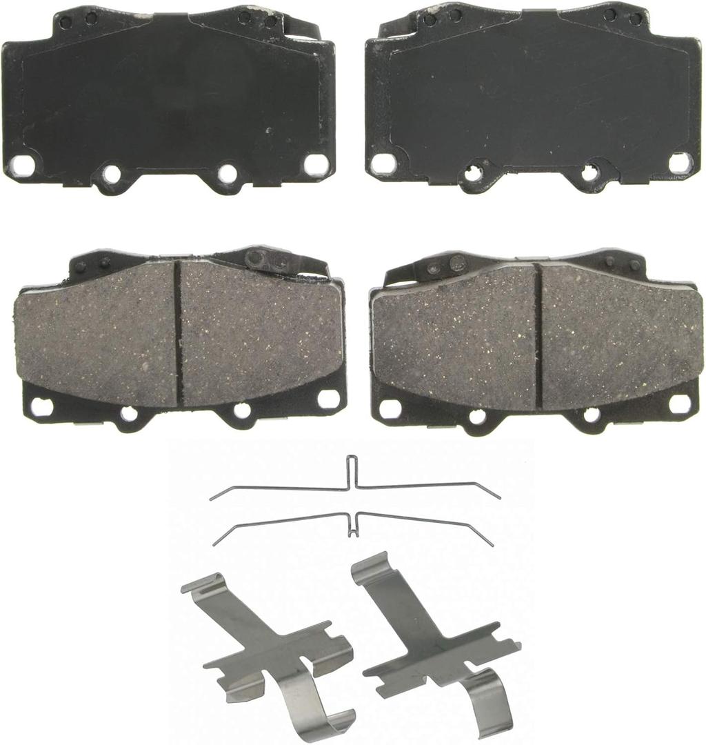 Wagner QS ZD799 Disc Brake Pad Set, Engineered to Reduce Noise-Causing Vibration, Fits 20002002 Toyota Tacoma