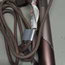 Shark FlexFusion Hair Straightener & Powerful Hair Dryer with Fusion Hair Brush, Ceramic Air Styler with Auto-Wrap Curlers & Concentrator, Ceramic Plates, Cosmic Blush HD641S