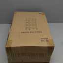 5 Tier Slim Rolling Utility Cart with Drawers Pull-Out Design Slim Storage Cart with Metal Frame and Wooden Top for Narrow Space in Home Kitchen Bathroom White (Width 9.5 Inches)