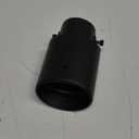 Car Exhaust Tips, Outlet Bending Muffler Exhaust, Stainless Steel High Temperature Resistant Tail Pipe Muffler Tip, Universal Car Exhaust Pipe Modification Accessories (Black)