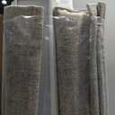 Joydeco No Drill Cordless Roman Shades, Blackout, 51" W × 72" H, Linen