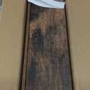 upsimples Floating Shelves for Wall, Wall Shelves for Decor Storage Set of 6, Wall Mounted Wood Shelf for Bedroom, Living Room, Bathroom, Kitchen, Picture Ledge Shelf, Brown (15.7in)