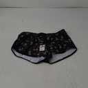 AIMPACT Mens Short Swim Trunks Quick Dry Beach Board Shorts 80s 90s Summer Vintage Swimwear with Lining Swimming Suits (Small, A-flower Print)