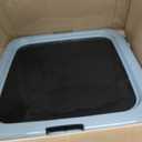 IRIS USA Pee Pad Holder, Fits 22x22 Pads, Black/Gray, Made in USA