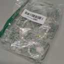 Fycyko Compatible for iPhone 17 Pro Max Case 3D Butterfly Floral Clear Aesthetic Women Teen Girls Glitter Pretty Crystal Sparkle Cute Phone Case Protective Cover+Chain