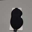 MABAO Weighted Sleep Mask - 100% Blackout Eye Mask for Sleeping for Women Men, 3D Contoured for Lash Extension, Zero Eye Pressure Memory Foam Cover, Soft Gentle Pressure Blindfold for Travel - Black