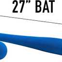 Franklin Sports MLB Kids Foam Baseball Bat + Ball Set, One Size