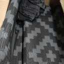 GENIMO Outdoor Rug for Patio Clearance,9'x12' Waterproof Large Mat,Reversible Plastic Camping Rugs,Rv,Porch,Deck,Camper,Balcony,Backyard,Black & Gray