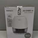 Dehumidifier, AlohaAir 34 OZ Small Dehumidifiers for Home and Room, Quiet with 7 Colors Night Light, Auto Shut Off, Dehumidifiers for Bedroom, Bathroom, RV, and Closet (Grey)