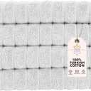 Classic Turkish Towels CTT Luxury Hand Towels for Bathroom Set of 4, 100% Turkish Cotton, Quick Dry & Comfy Towels for Hotel & Spa, Highly Absorbent | 20"x32" (Platinum)