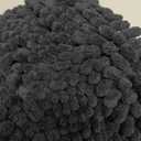 OLANLY Thick Bathroom Rugs 30x20, Extra Soft Absorbent Chenille Striped Bath Rugs, Rubber Backing, Machine Wash Dry, Bath Mats for Bathroom Floor, Tub and Shower, Home Decor Accessories, Black