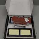 Intelitopia Complete Knife Sharpening Stone Set  Dual Grit Whetstone 400/1000 3000/8000 Knife Sharpener with Leather Strop, Flattening Stone, Bamboo Base, 3 Non-slip Rubber Bases & Angle Guide