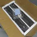 Trwcrt 5x7 Floating Picture Frames Set of 4, Double Glass Photo Frame Display up to 7 x 9 Photos for Desktop or Wall Hanging, Black