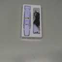 2-in-1 Dog Paw Trimmer with 2 Blades, Quiet Cordless Dog Clippers with 2 Speeds, Small Pet Hair Grooming Trimmer for Paws, Eyes, Ears, Face, Rump, USB-CPurple