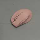 TECKNET Wireless Mouse (BT5.0/3.0 & 2.4G) Rechargeable 4800 DPI Silent USB A & Bluetooth Mouse 6 Buttons, Wide Compatibility - Pink