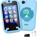 Dinosaur Toys Kids Smart Phone for Girls Age 6-8, Birthday Gifts for 3-8 Year Olds with 8GB Memory Card