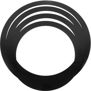 Drum O Rings 4-Pack Black Mylar Dampening Mutes for 10", 12", 14", 16", 40.5X40.5X0.2CM