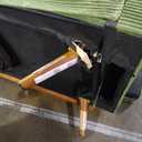 Vipbear 65.4" Loveseat Sofa Green Corduroy Couch, Mid-Century Modern Small Couches for Living Room, Bedroom, Office, Comfy Sofa with Spring Cushion, Solid Wood Frame, Tool-Free Assembly