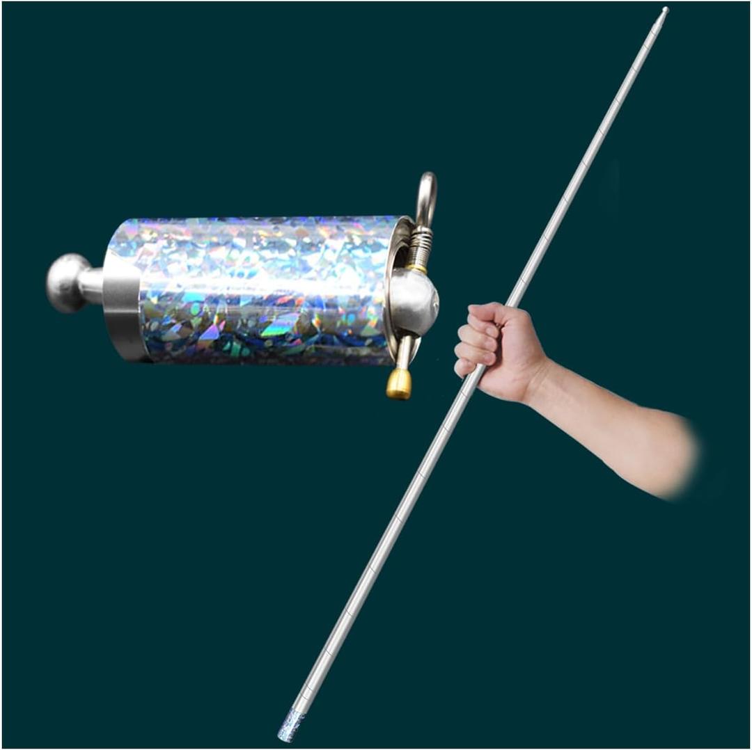 Magic Pocket Staff for Professional Magicians, Stage Portable Magic Appearing Wand, Pocket Arts Staff Magic Tricks Accessories