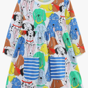 Bumeex Toddler Girl's Long Sleeve Dresses 2-7Y