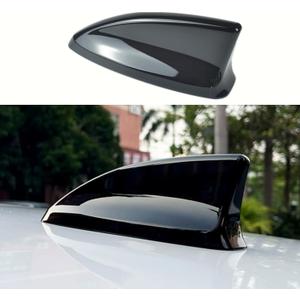 for CR-V CRV 2023 2024 2025 2026, Car Shark Fin Antenna Topper Cover Trim Exterior Decoration Sticker - Glossy Black