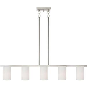 Livex Lighting 1327-91 Astoria 5-Light Chandelier, Brushed Nickel