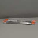 homdiy 5 Pcs 22 Inch Heavy Duty Center Mount Drawer Slides for Cabinet and Dresser Bottom Mount Drawer Slides 3/4 Extension Glide Track