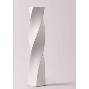 Tall Twisted Geometric Ceramic Vase on Floor for Home Decor Creative Unique Decorative Vase (16 inches) Tall Twisted Geometric Ceramic Vase on Floor for Home Decor Creative Unique Decorative Vase (16 inches)